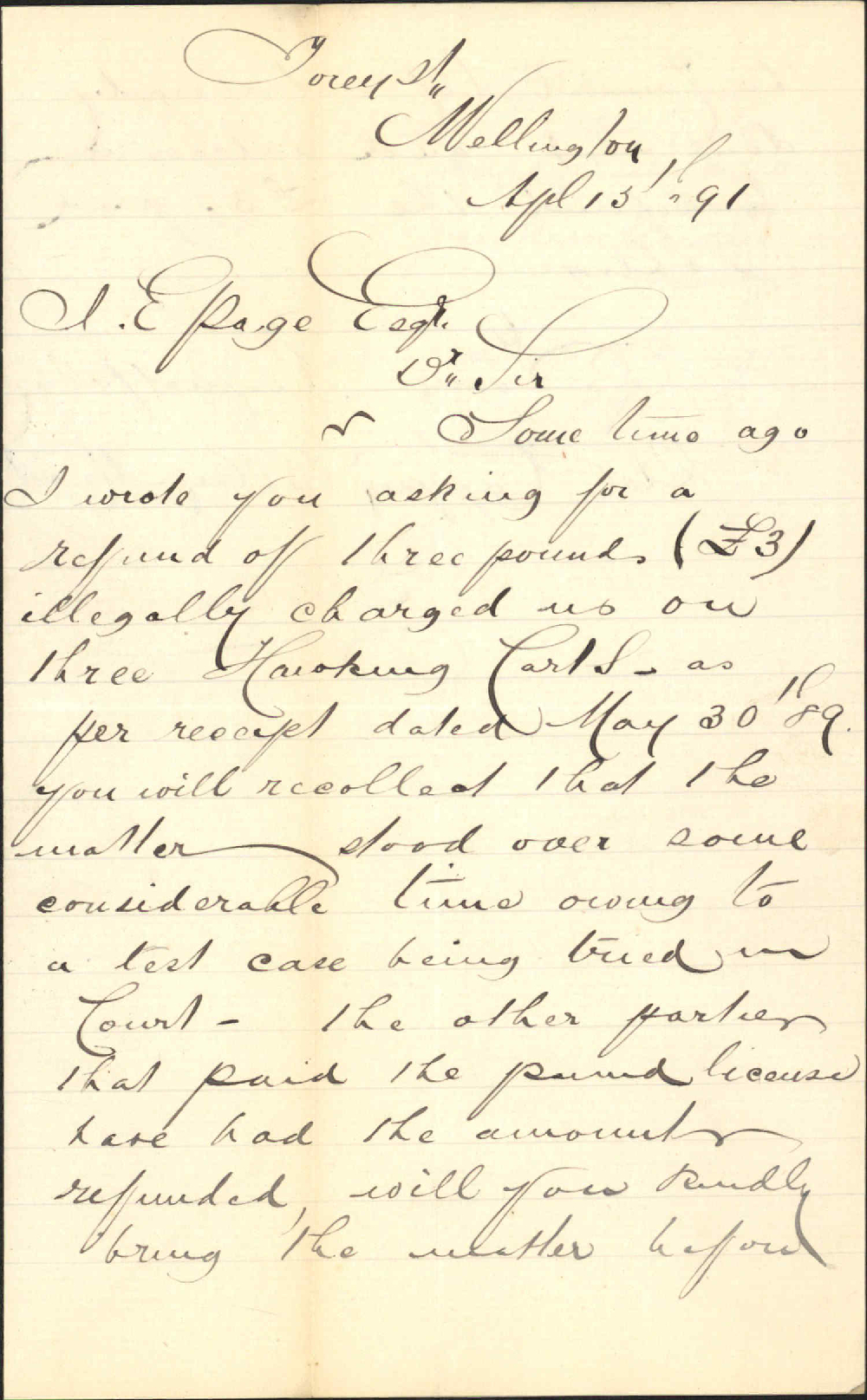 Hawker's license - Happy Valley Meat Company