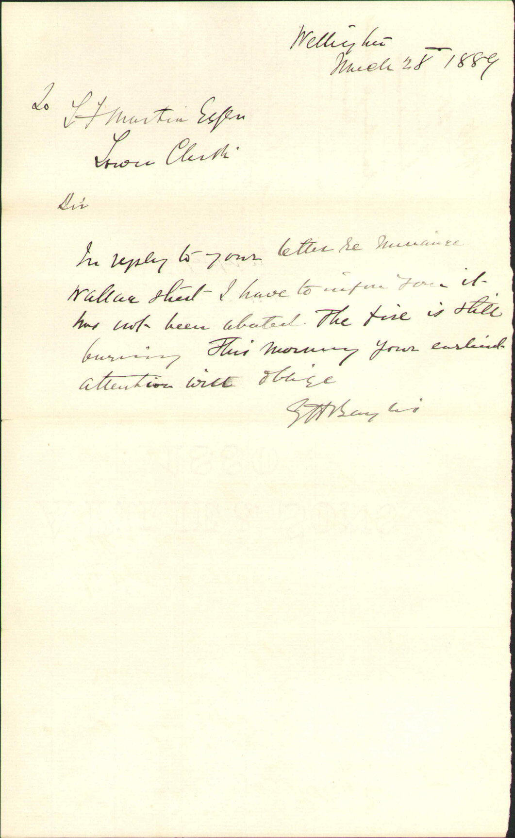 Nuisance at his premises - G Bayliss