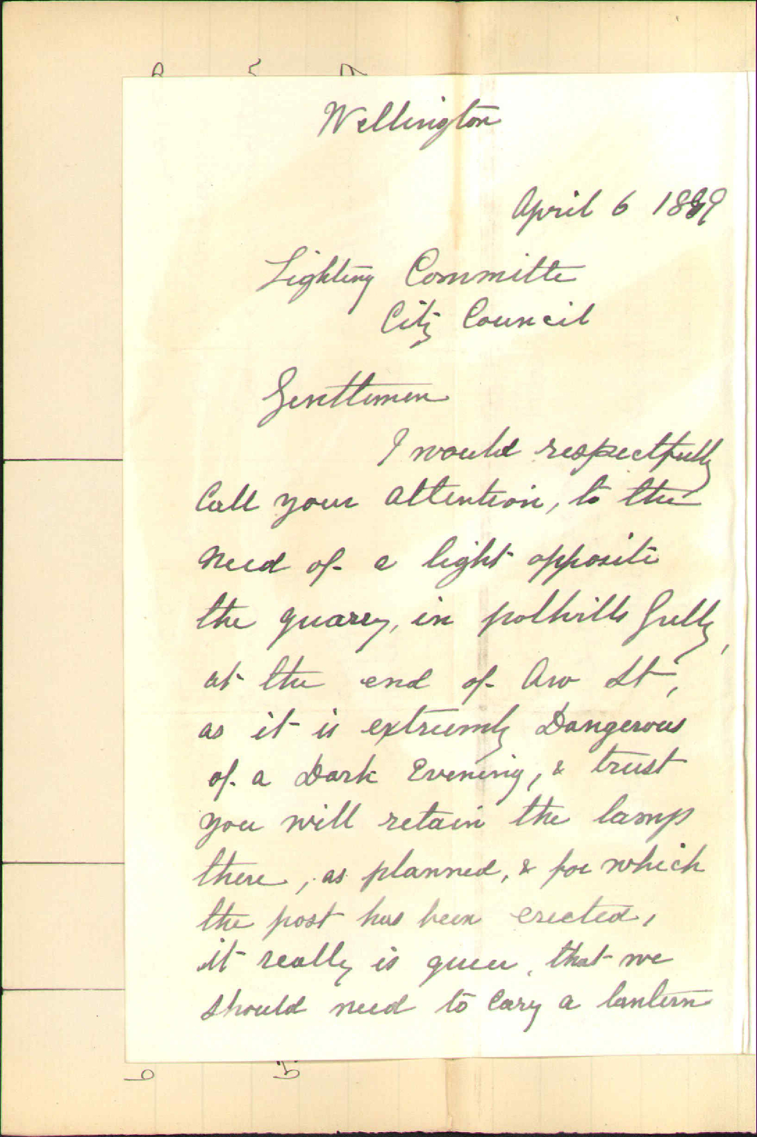 Asking for a lamp at Aro Street - J Collins