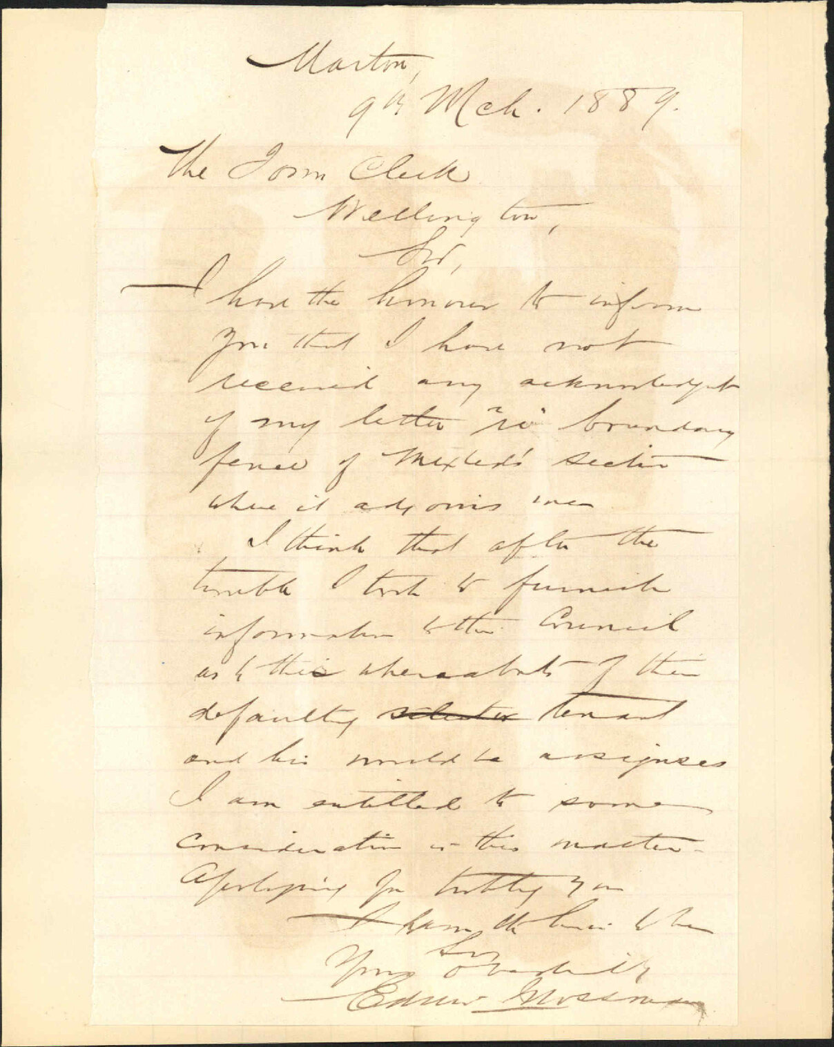 Fencing at Pahiatua - E Mossman