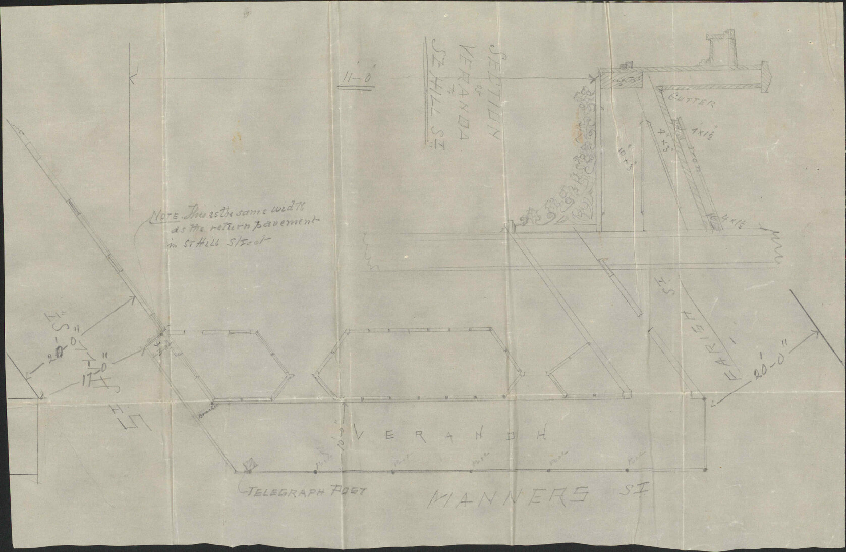 Asking consent for erection of verandah - J Anderson