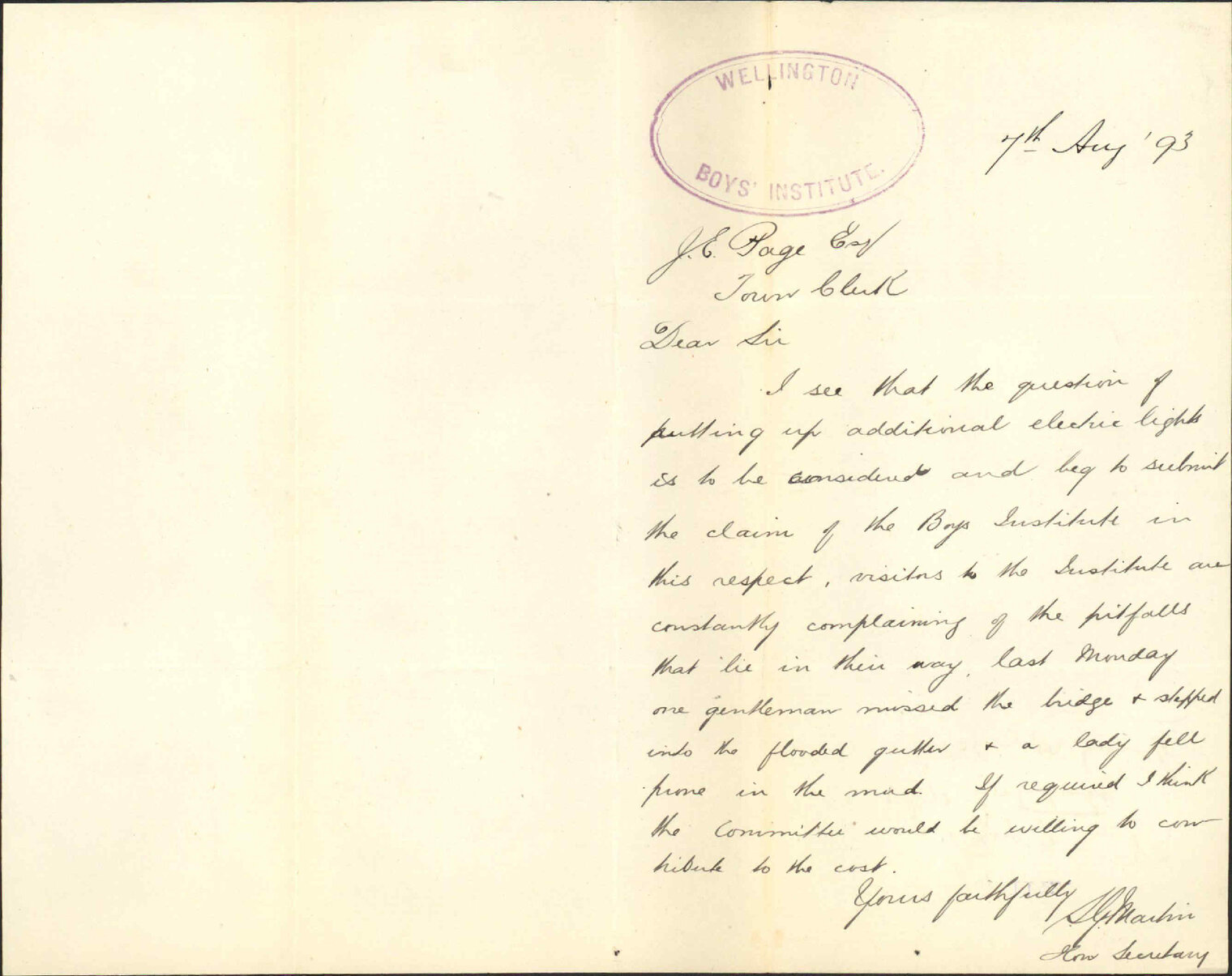 Asking for lamp - Boys' Institute