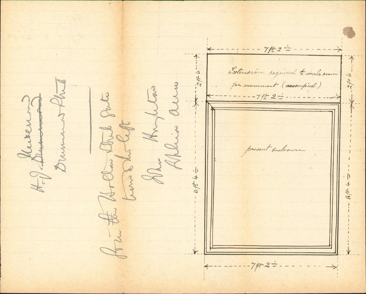 Tombstone at Cemetery - H J Underwood