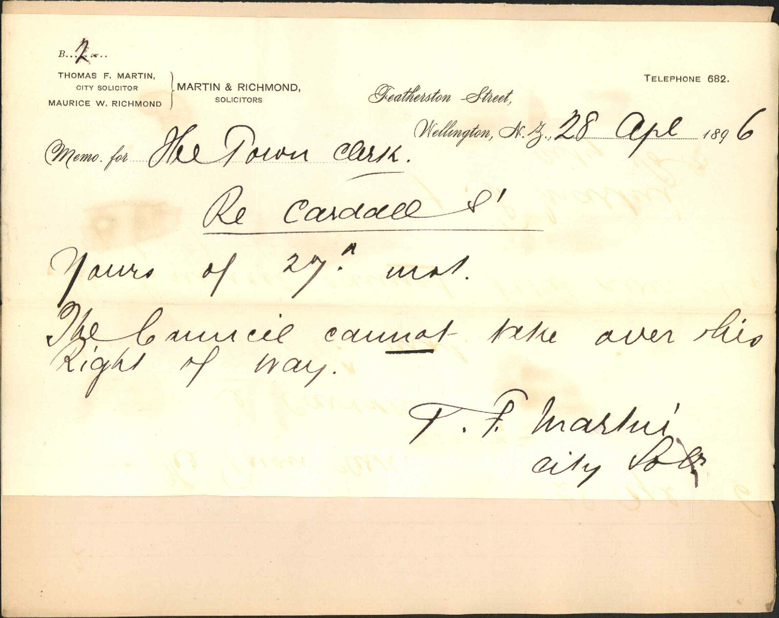 Cardall Street - City Solicitor