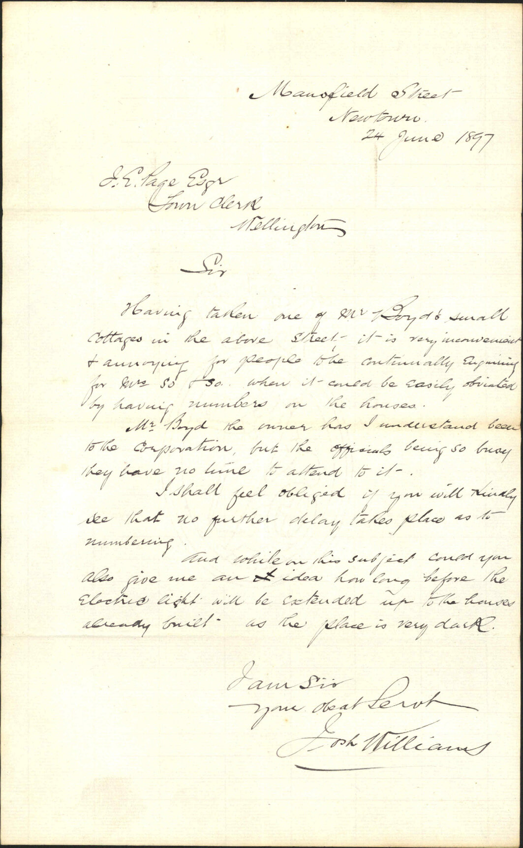 Mansfield Street - J Williams
