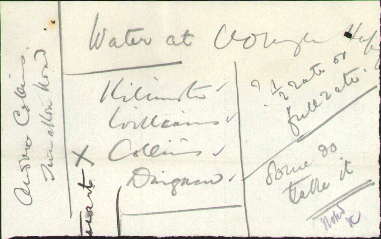 Water rates at Upper Tinakori Road - Andrew Collins