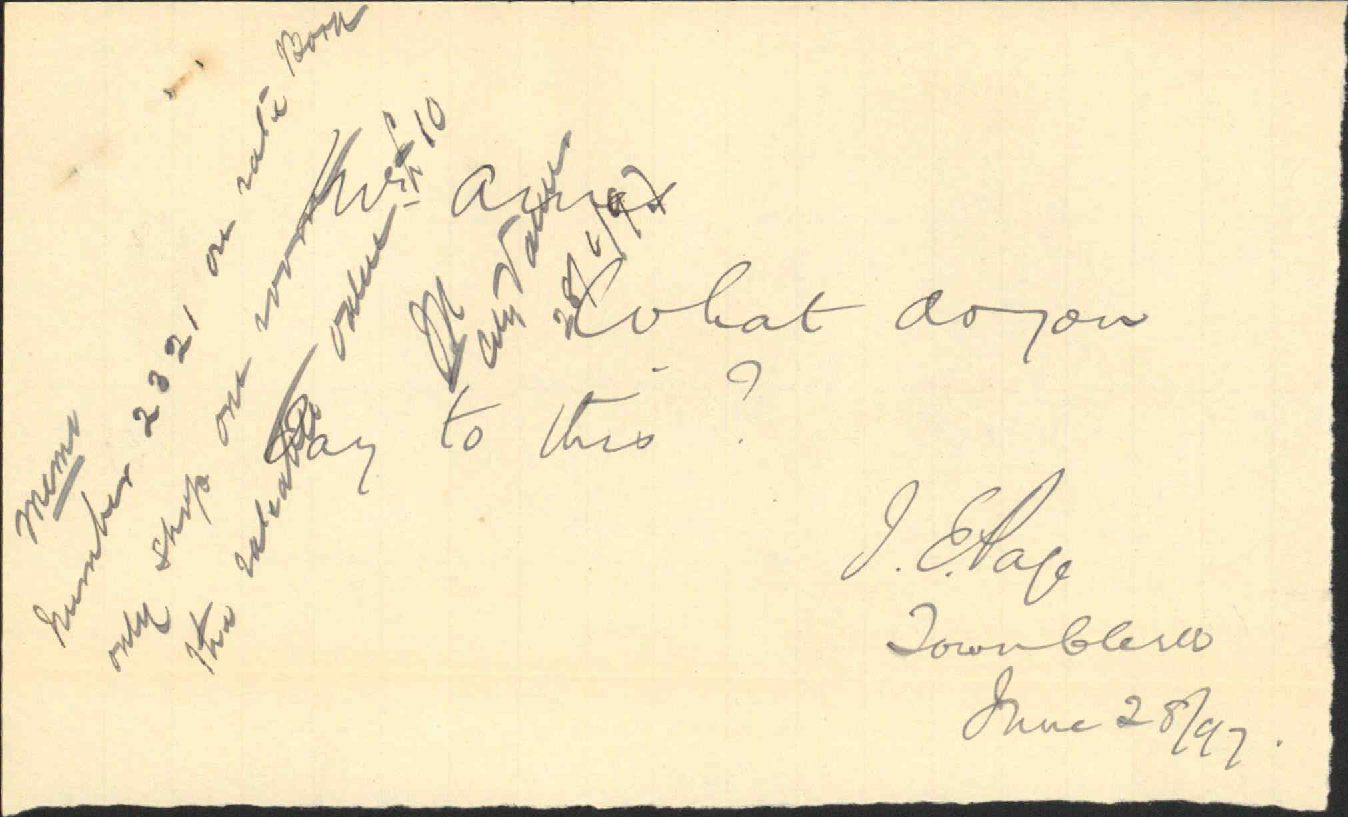 Valuation of his property - G H Baylis