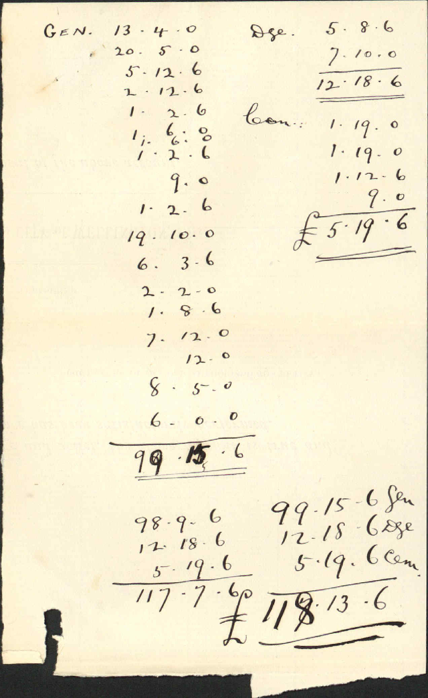 Insurances for 1897-8 - Standard Insurance Company