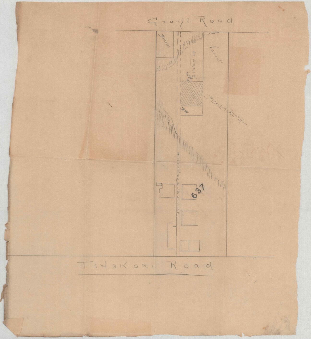 House at Town Acre 637 - John Morgan and others