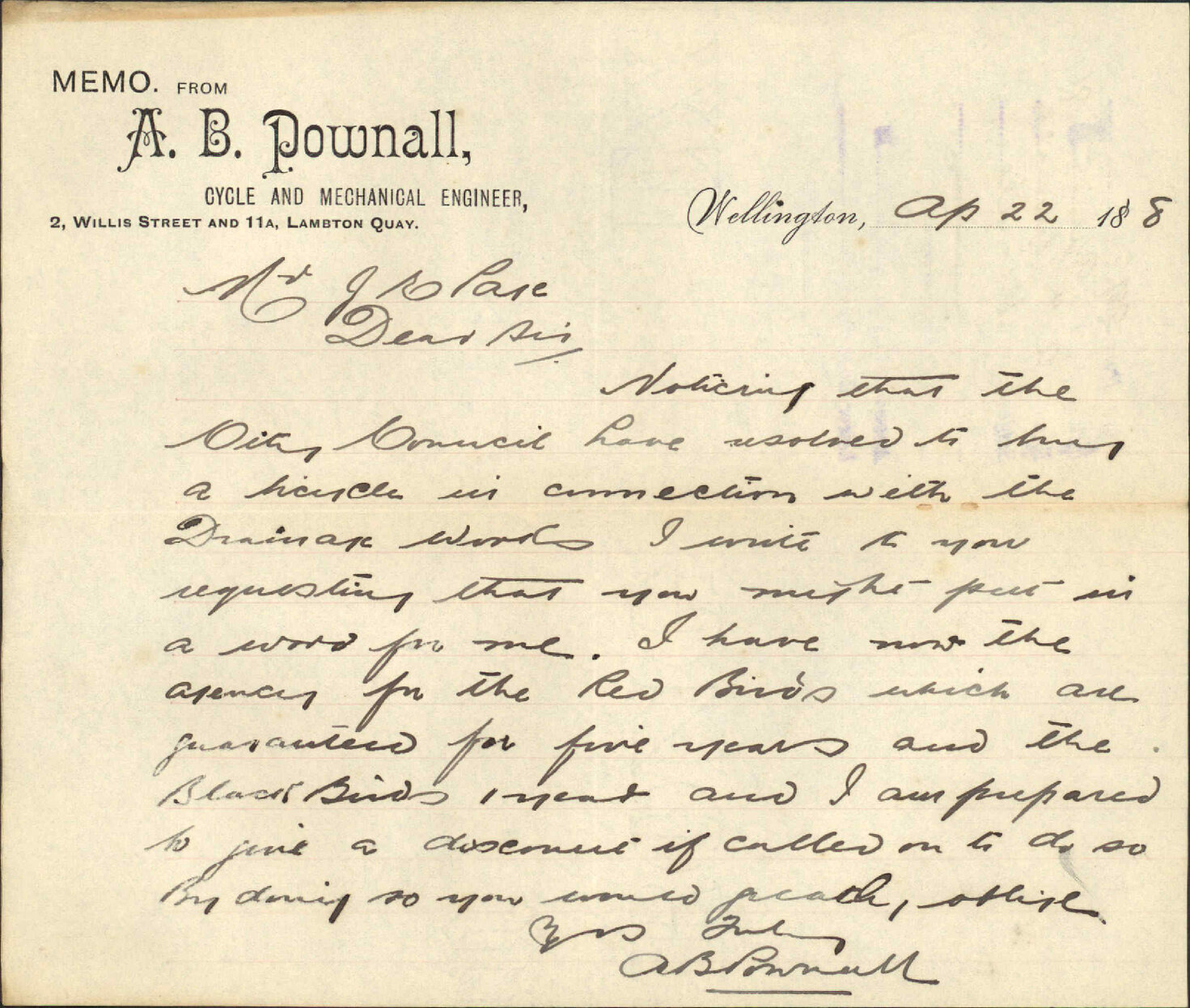 Bicycle - A H Pownall