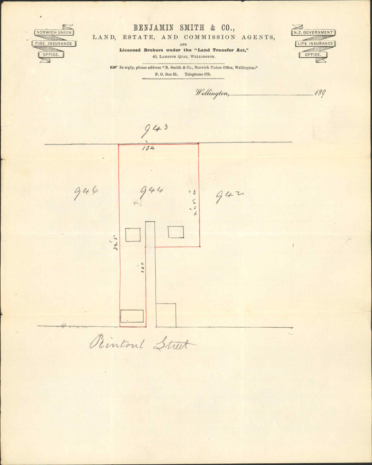 Further regarding number [1898/487] - B Smith &amp; Company