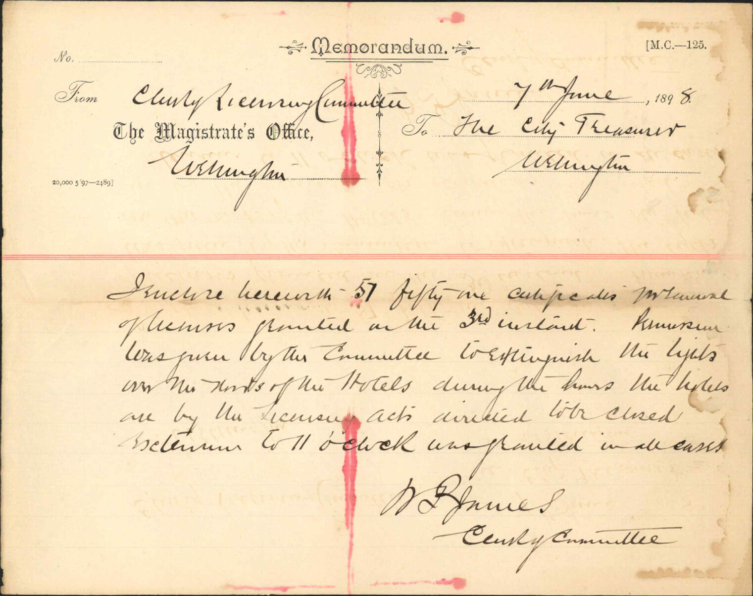 Publican's licenses - Licensing Committee