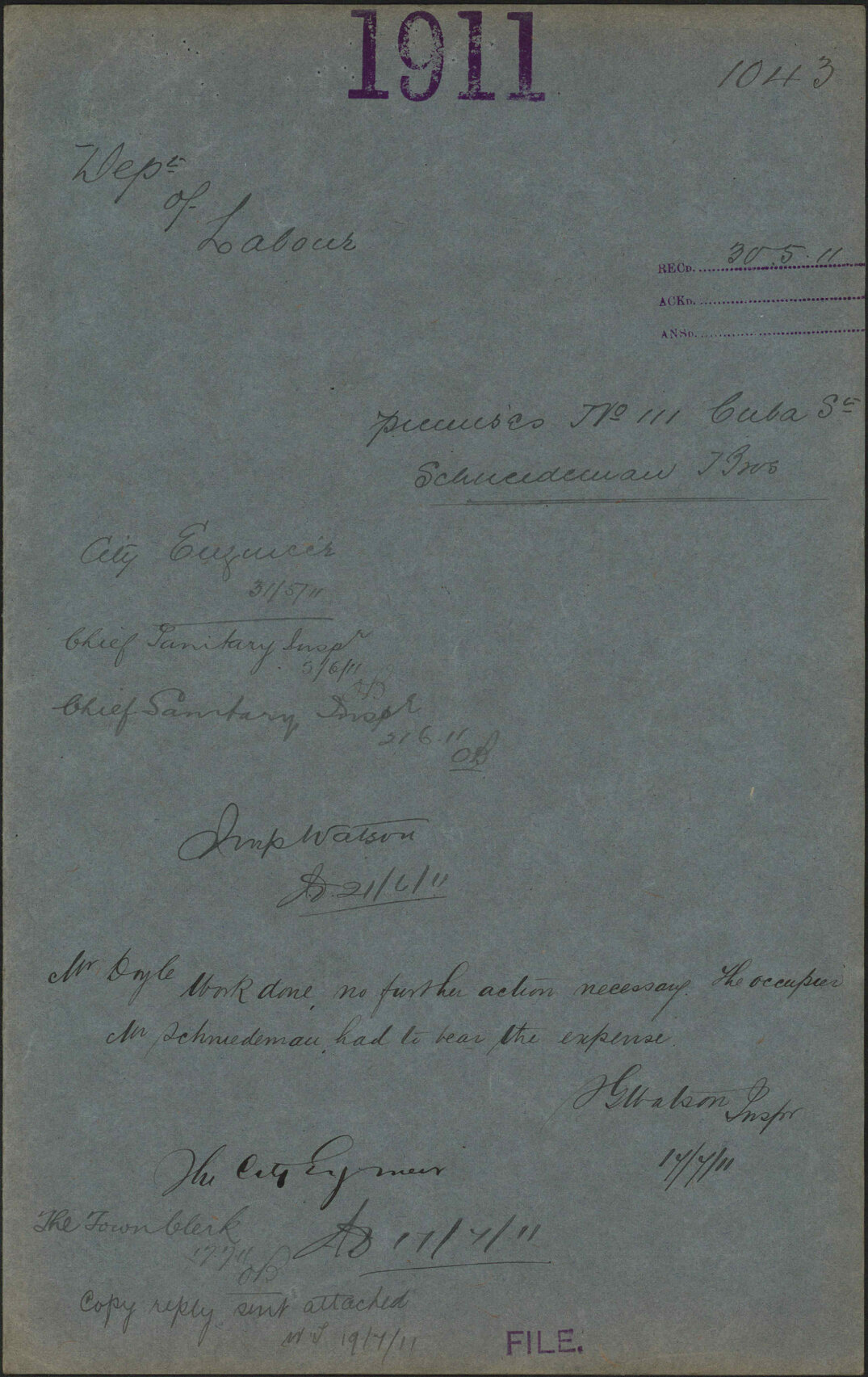 Premises, 111 Cuba Street, Schneideman Bros - Department of Labour