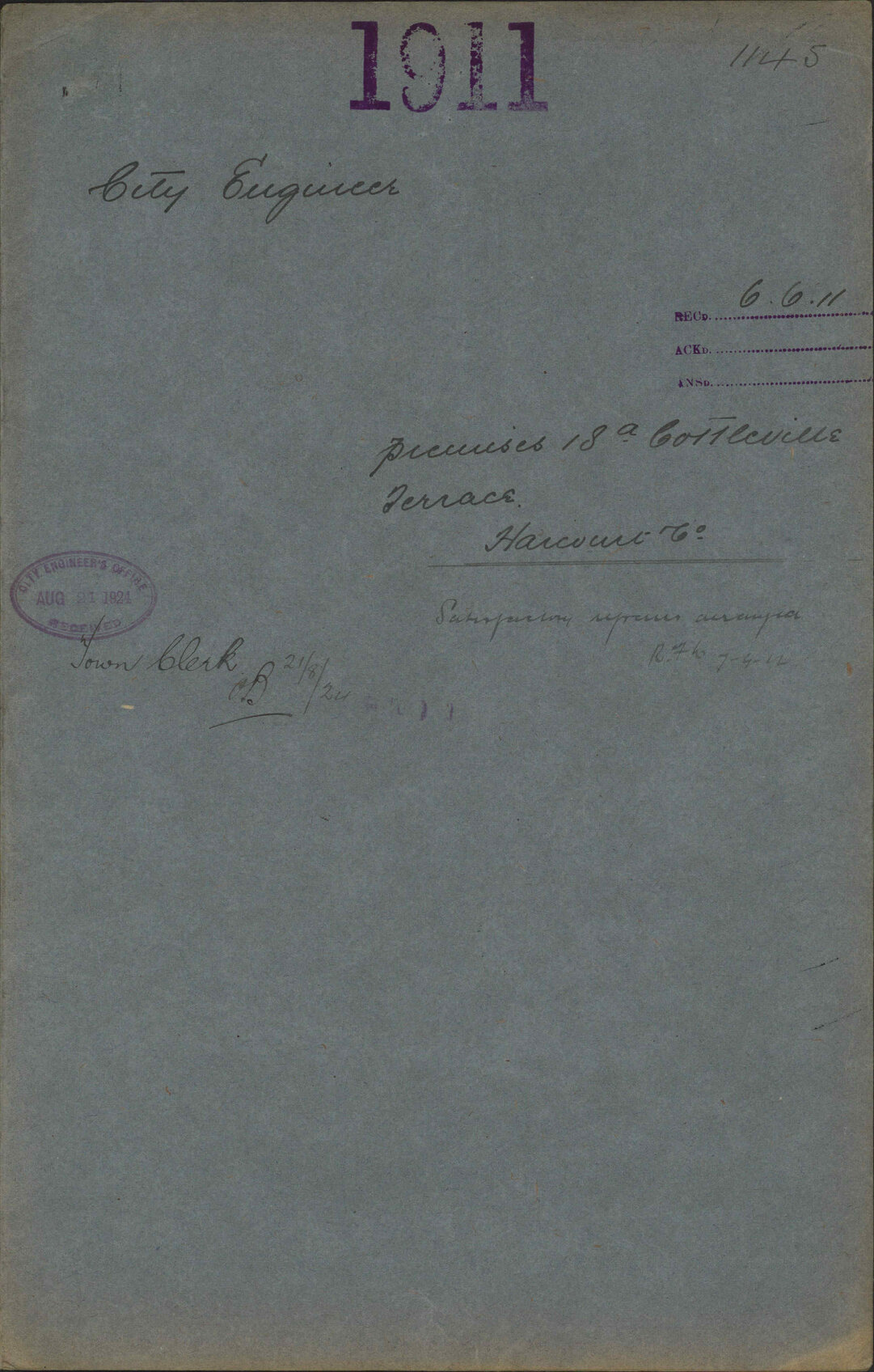 Premises, 18a Cottleville Terrace, Harcourt and Co - City Engineer