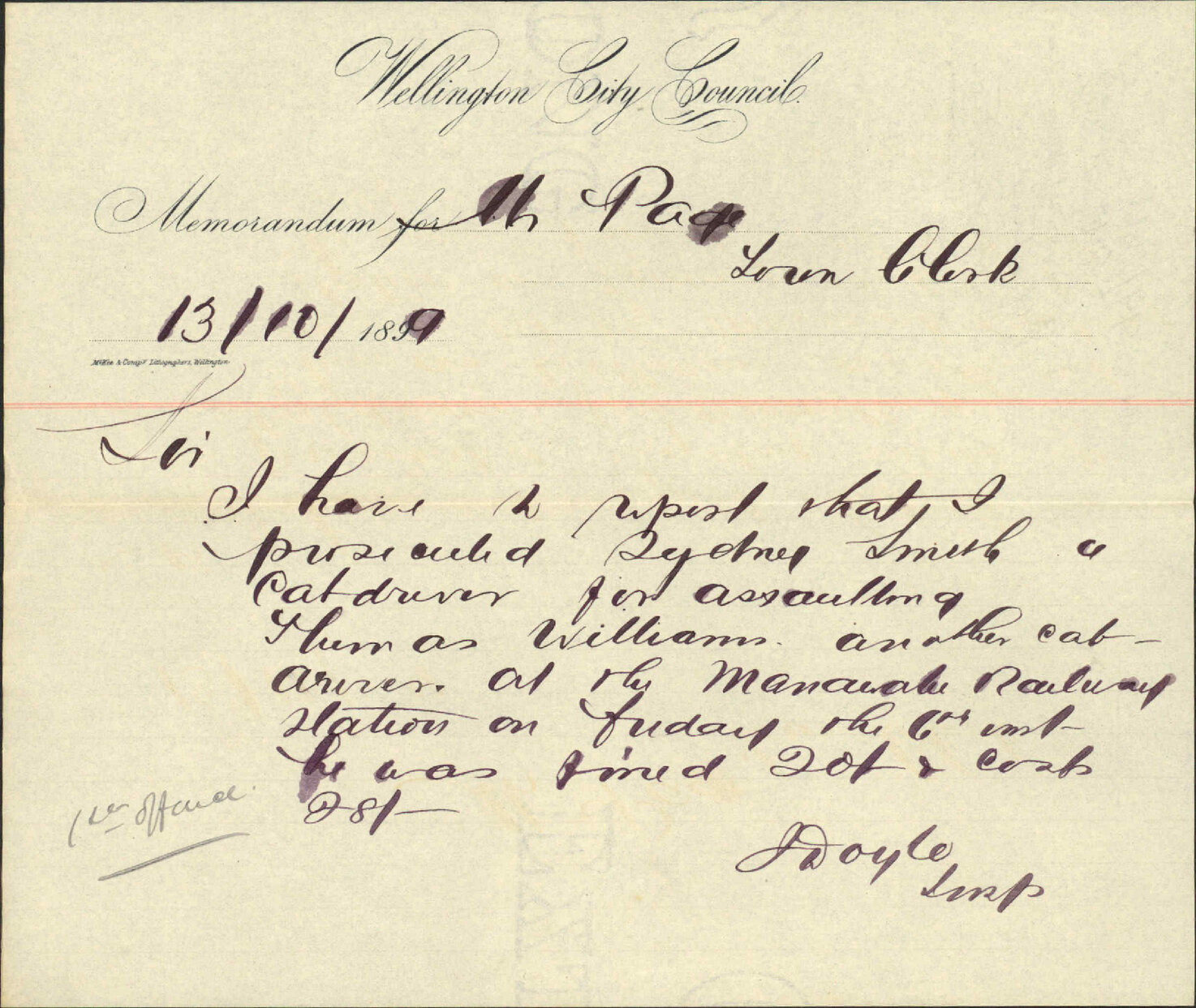 Reporting on prosecutions - Inspector of Nuisances