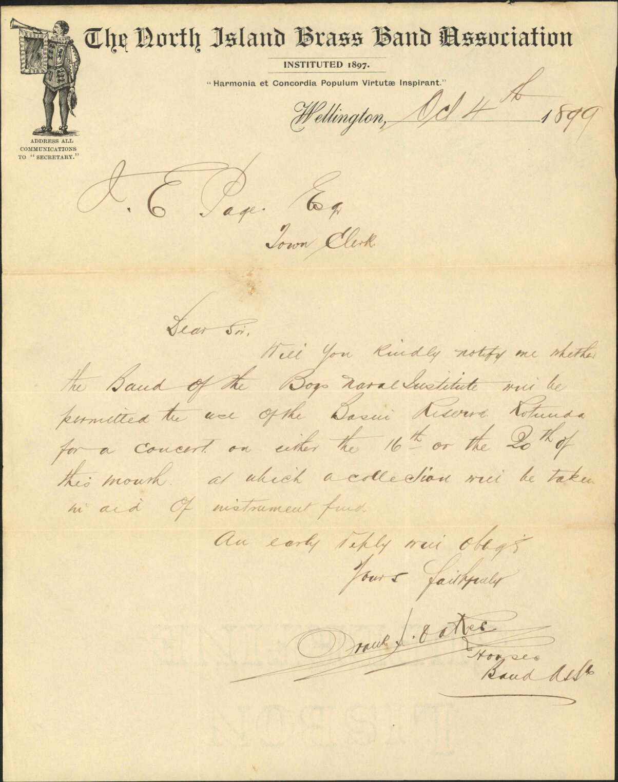 Basin Reserve (Boys Naval Institute) - Northland Brass Band Association