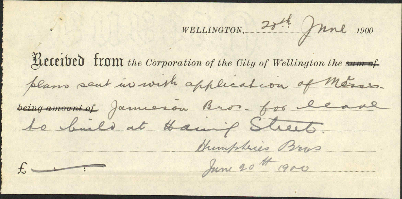 Proposed building in Haining Street - Jamieson Bros