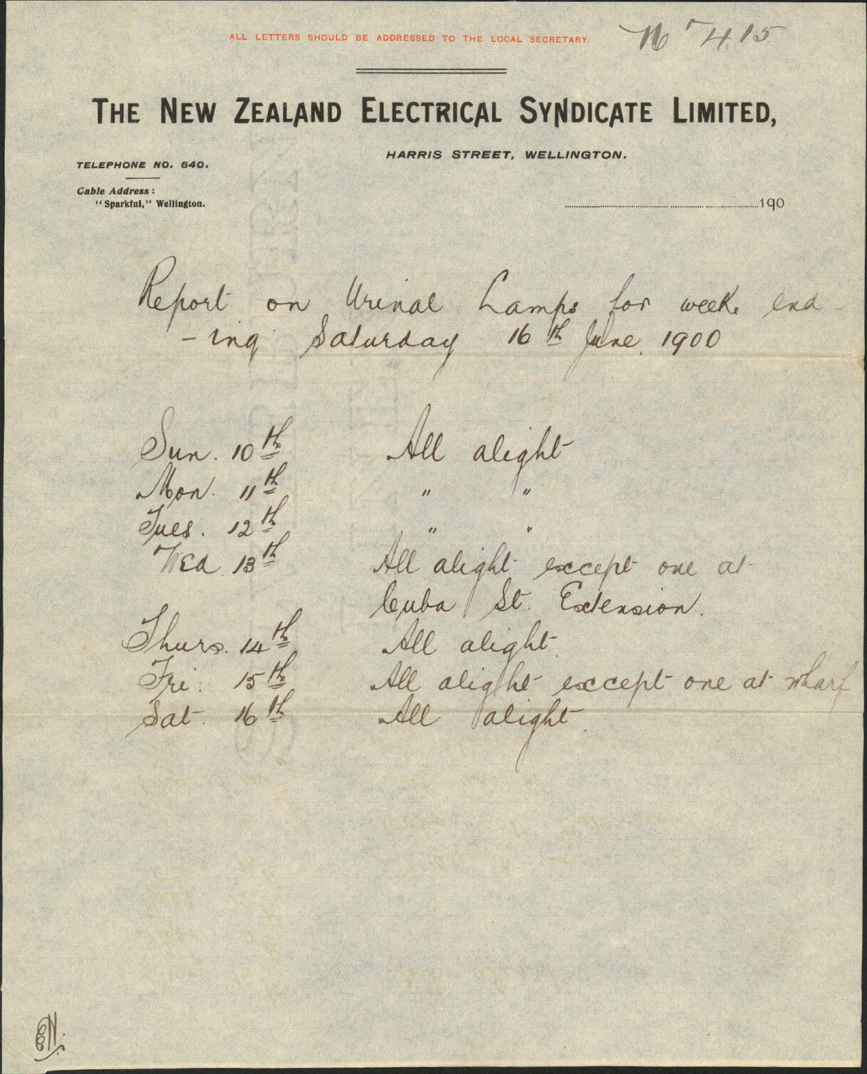 Urinal lamps - New Zealand Electrical Syndicate