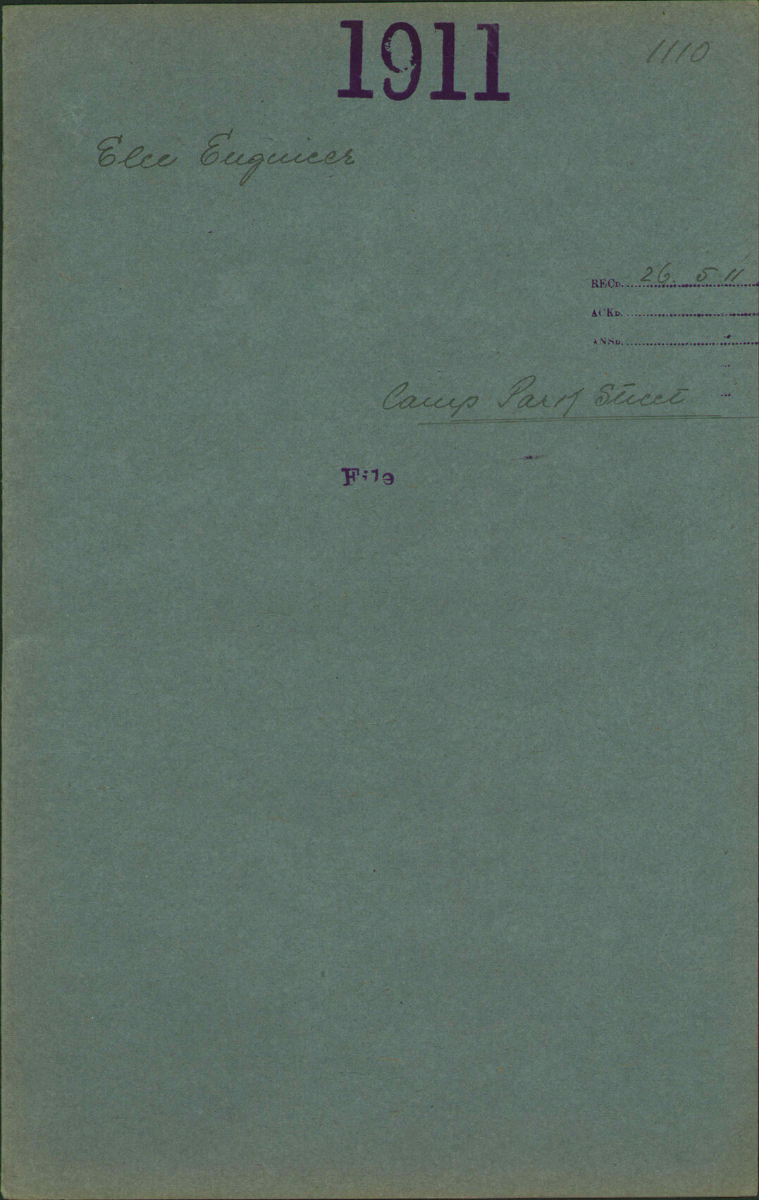 Lamp, Park Street - Electrical Engineer