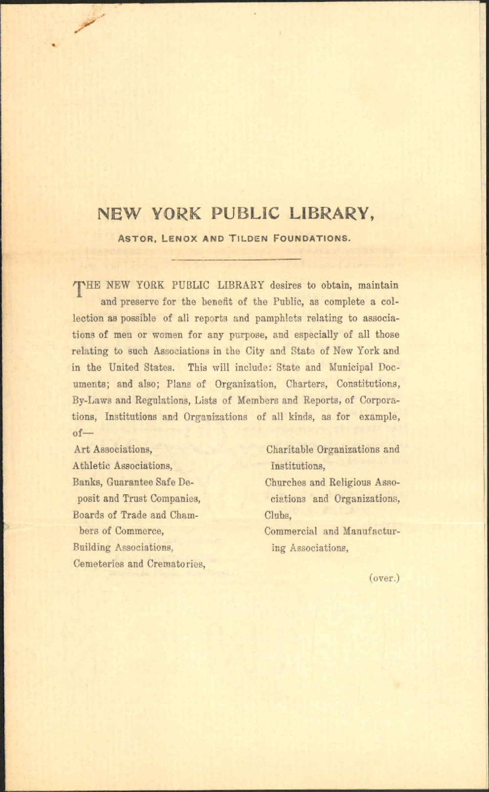 Official publications of Wellington - New York Public Library