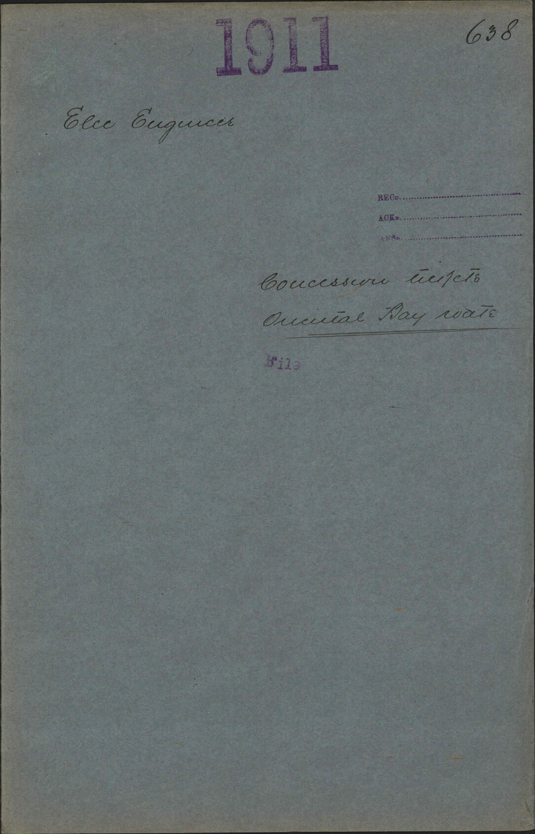 Concession tickets, Oriental Bay route - Electrical Engineer