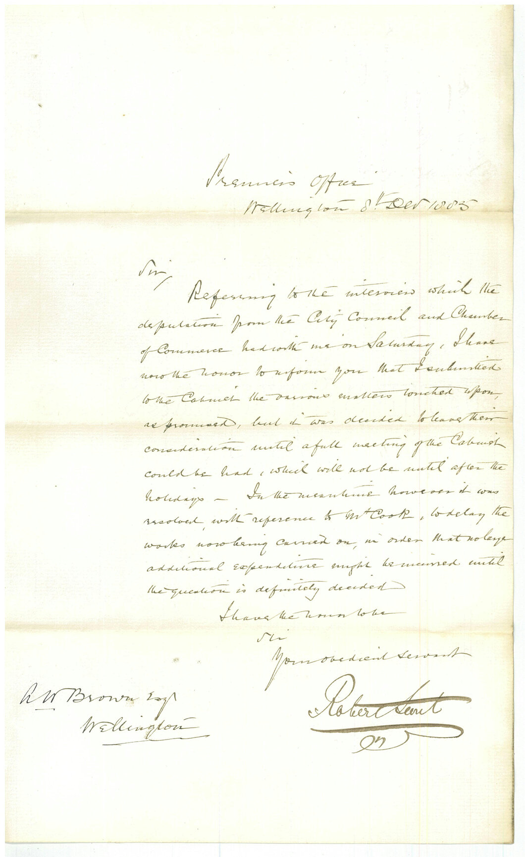 Mount Cook Prison to reply to debentures - The Premier