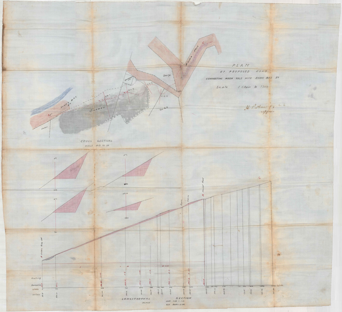Proposed road across reserve to quarry - Town Clerk, Melrose
