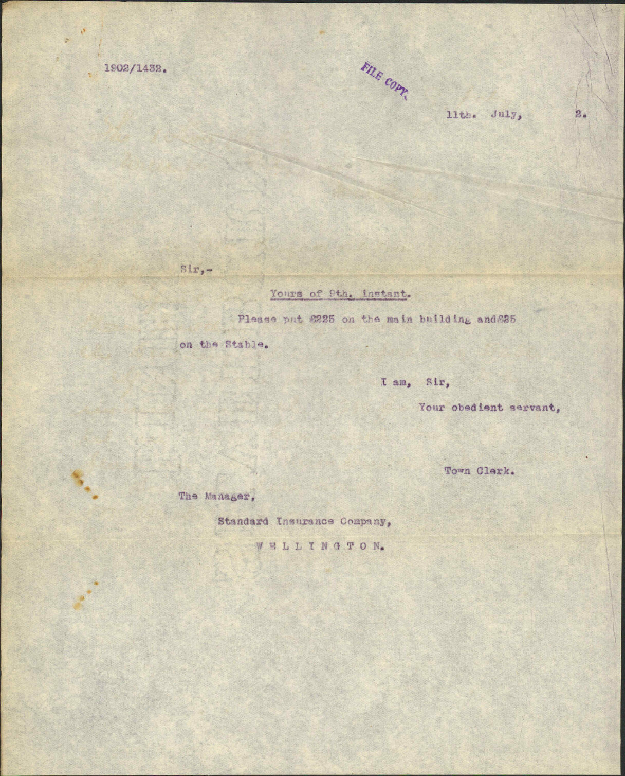 Standard Insurance Company RE: Old Brigade Station