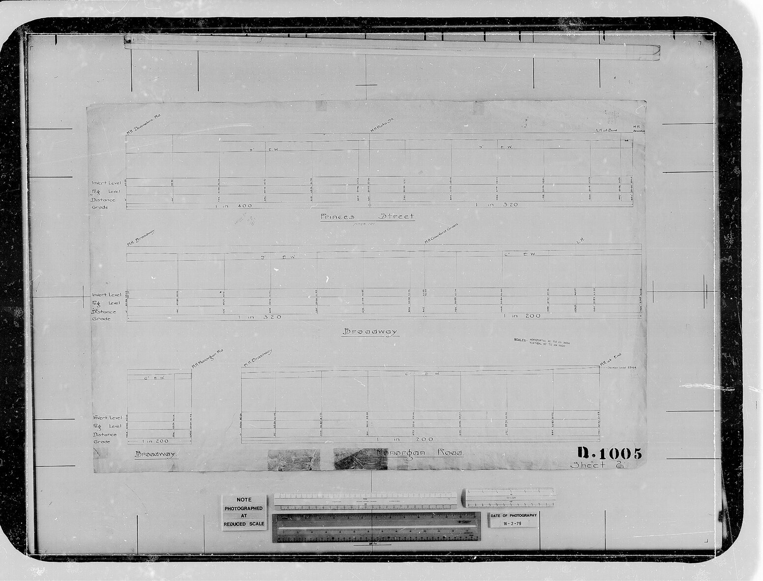 Sections of Broadway, Hobart Street, Monorgan Road, sheet 2
