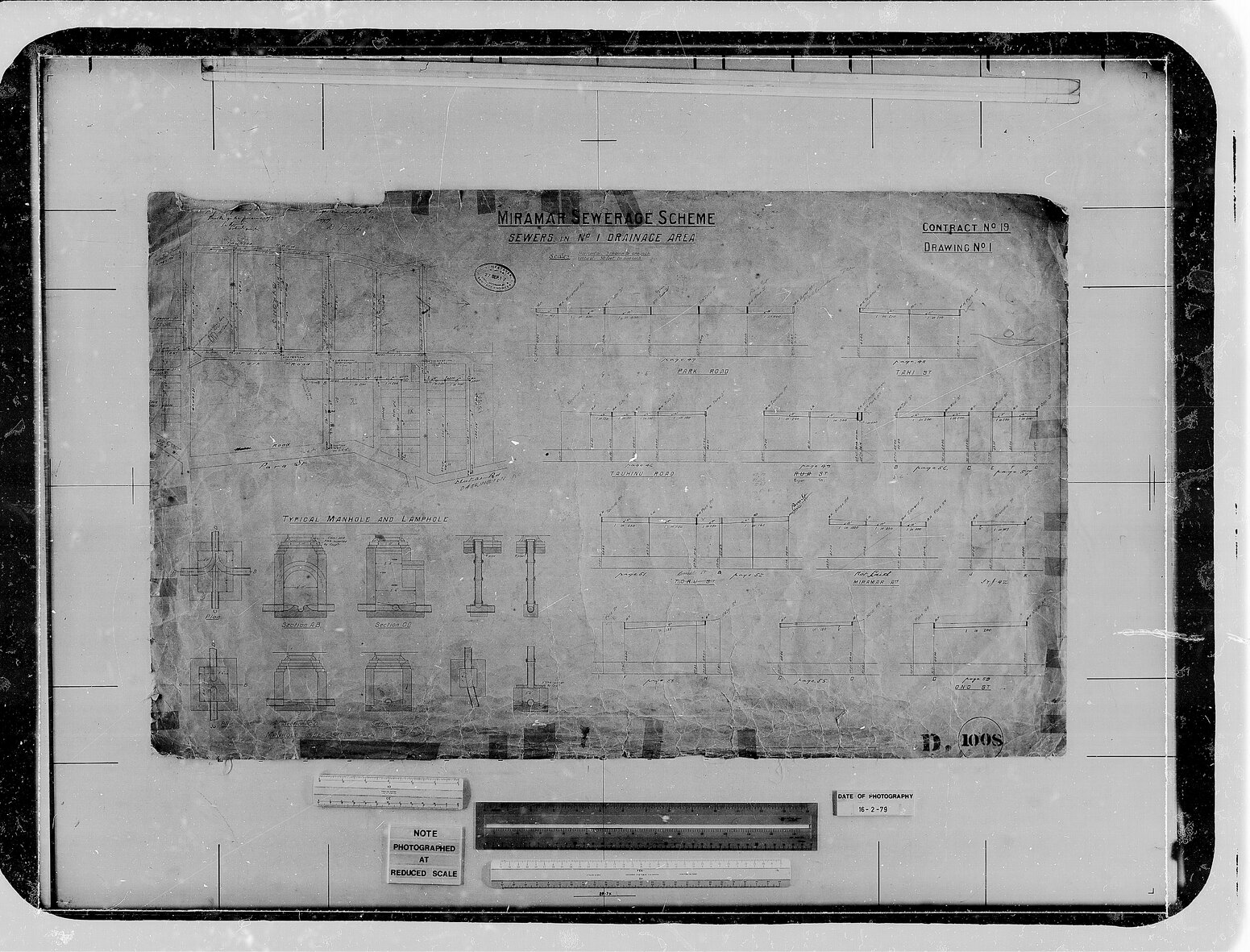 Park Road, Tahi Street, Ono Street, Tauhinu Road, Rimu Street