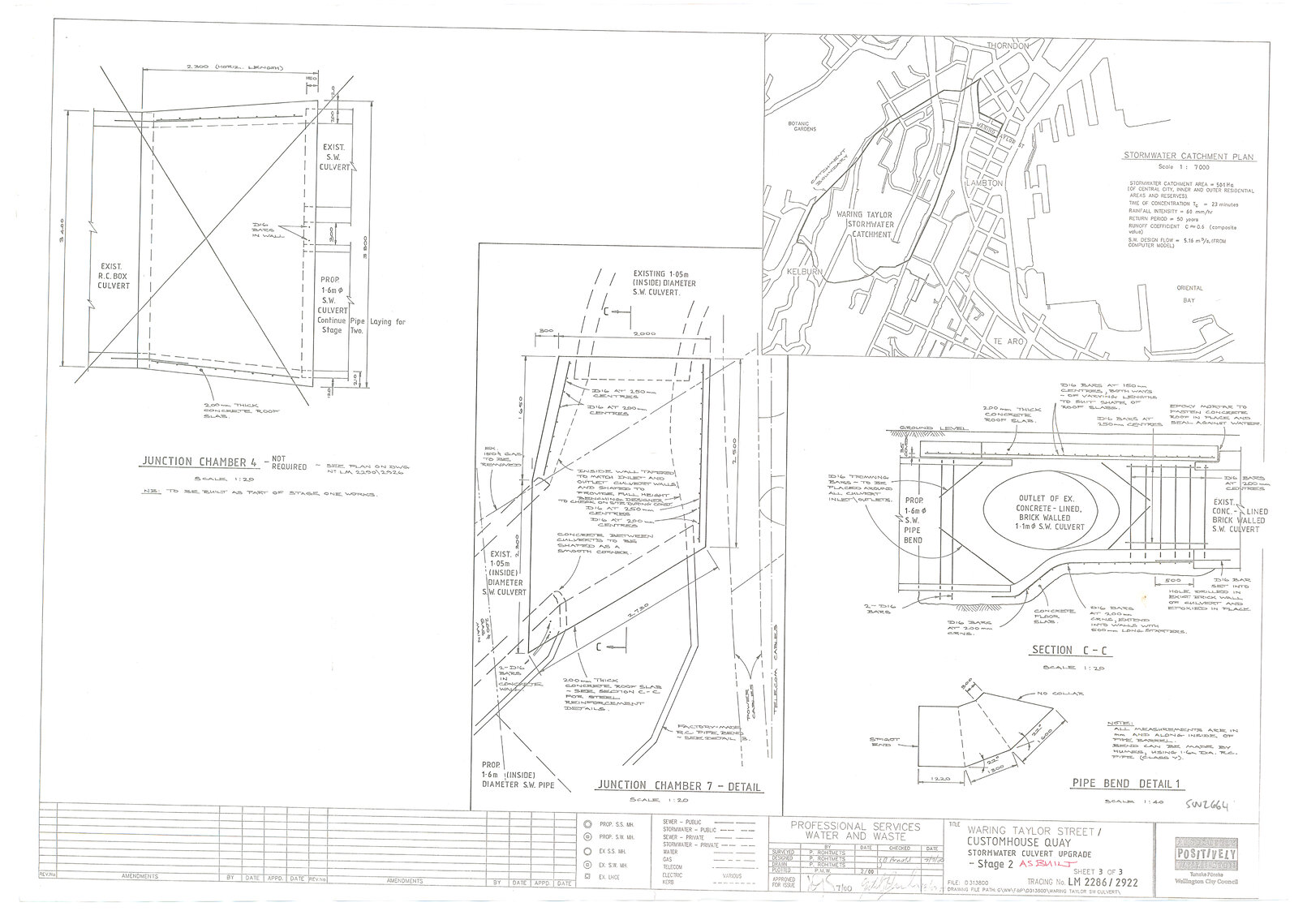 Waring Taylor Street, Customhouse Quay, Stormwater Culvert Upgrade, Stage 2