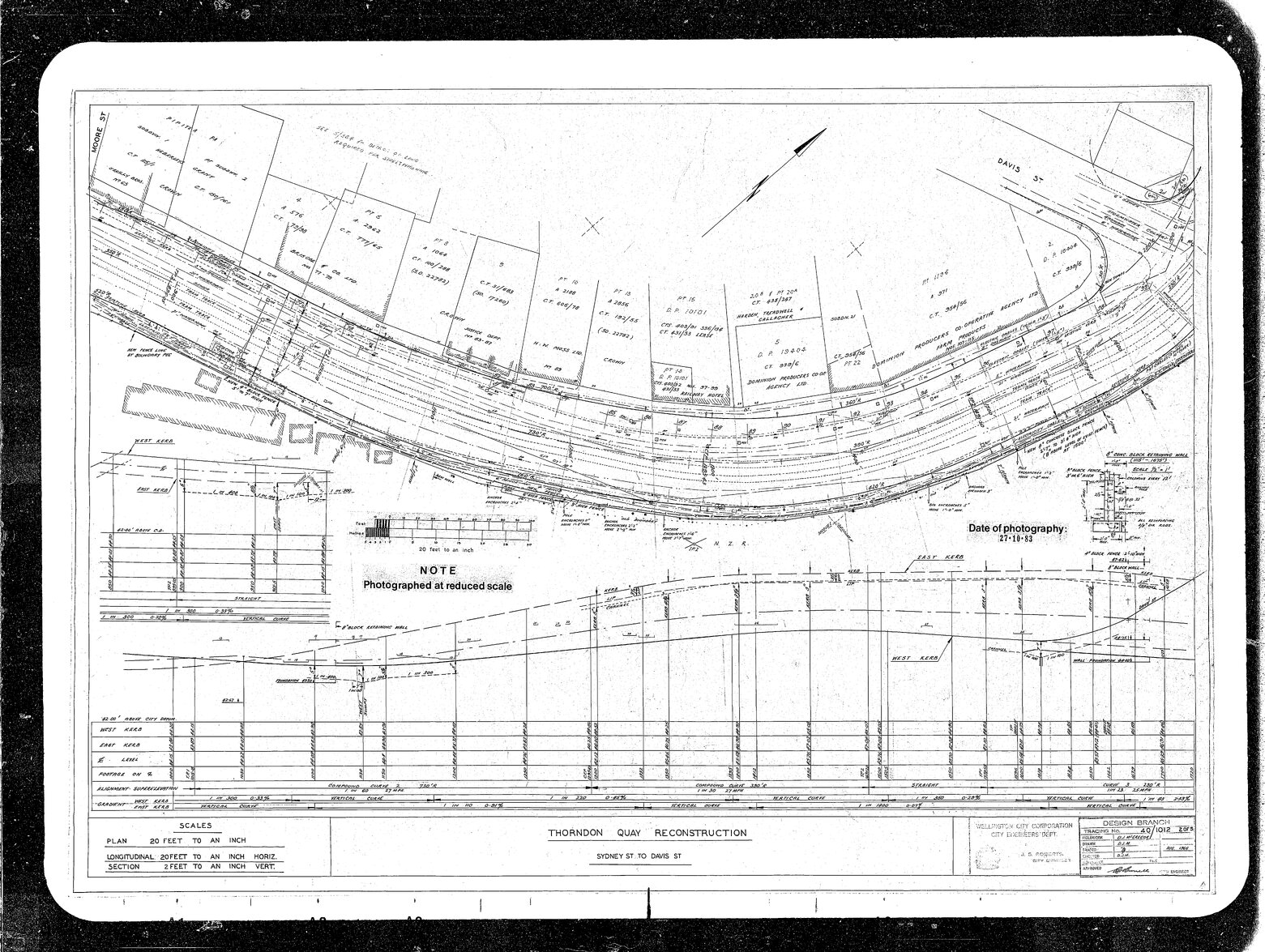 Thorndon Quay, Sydney Street to Davis Street, Plan, Drawing 2