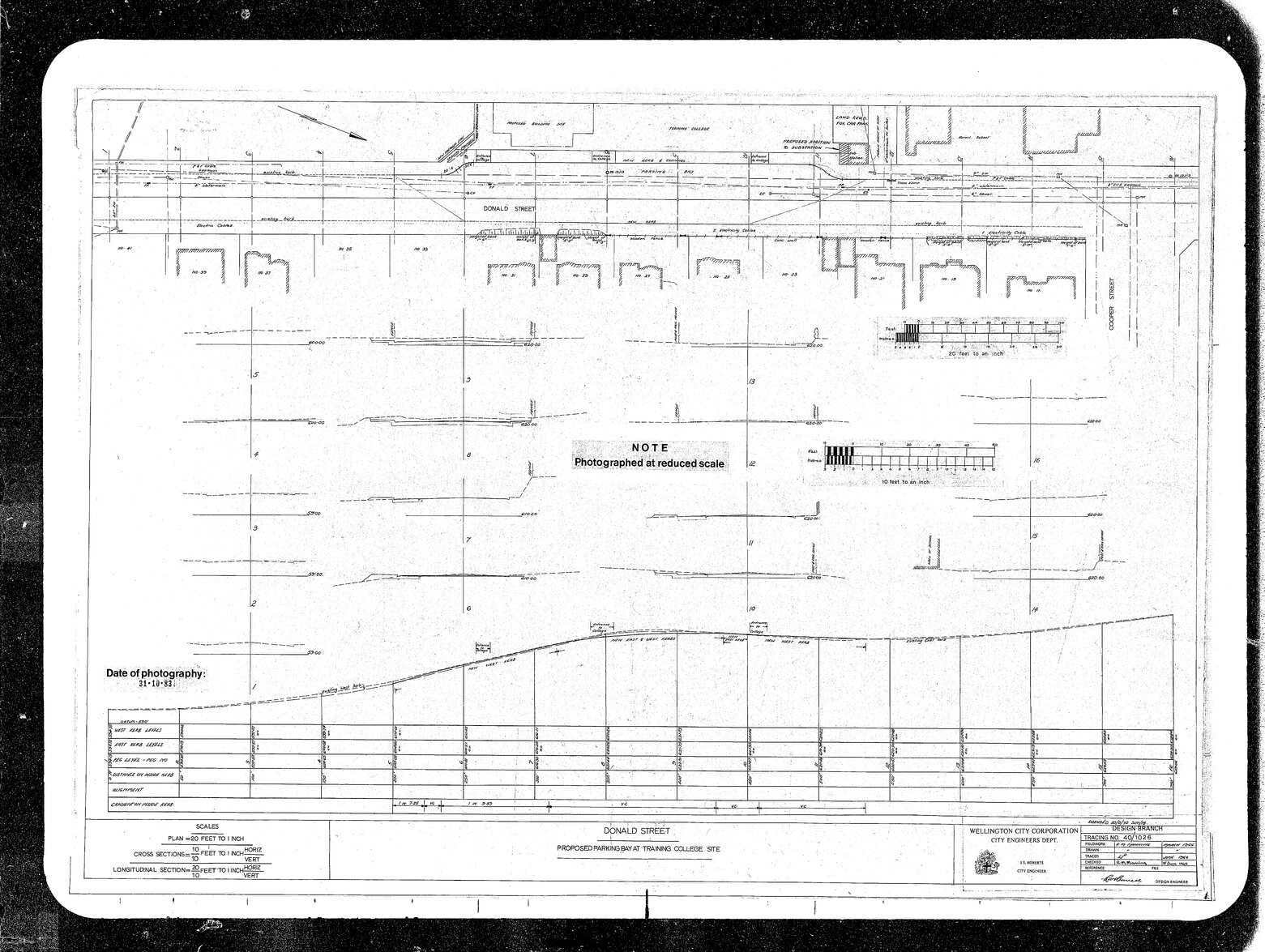 Donald Street, Proposed Parking Bay near Karori School