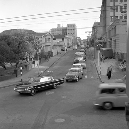 a. Traffic, north end of The Terrace