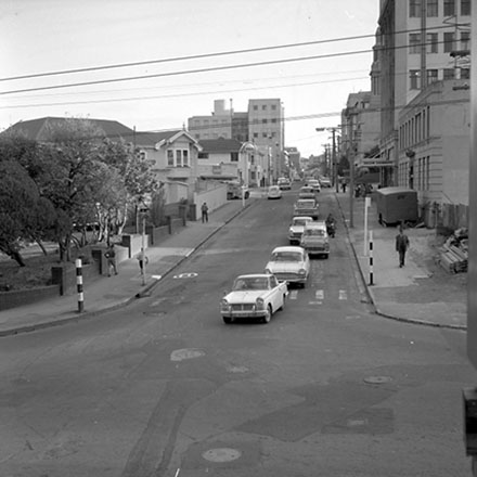 b. Traffic, north end of The Terrace