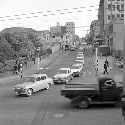 e. Traffic, north end of The Terrace