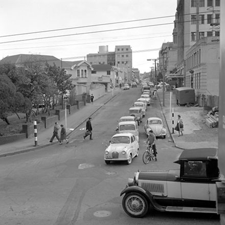 f. Traffic, north end of The Terrace