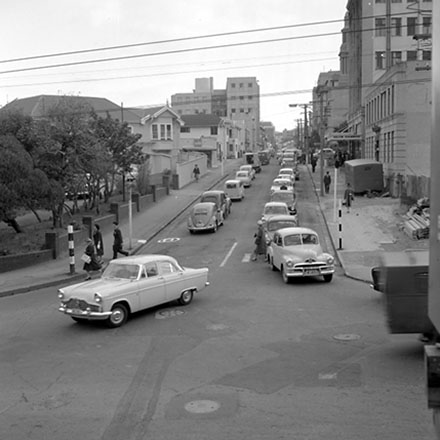 g. Traffic, north end of The Terrace