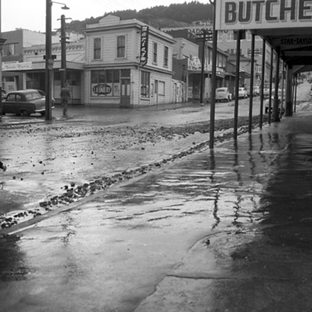 b. Storm damage, Wakefield Street, Majoribanks Street, Mount Victoria