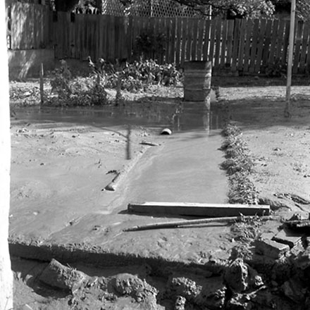 a. Storm damage, Ridgeway subdivision