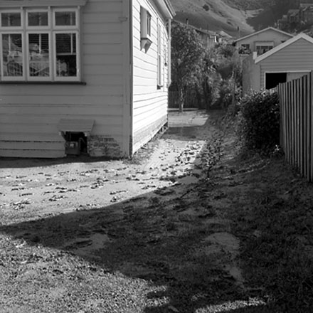 d. Storm damage, Ridgeway subdivision