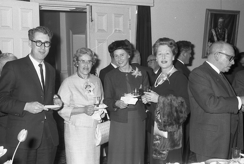 bf. Presentation of Medals to Councillors, His Excellency Sir Bernard Fergusson. Council Chambers