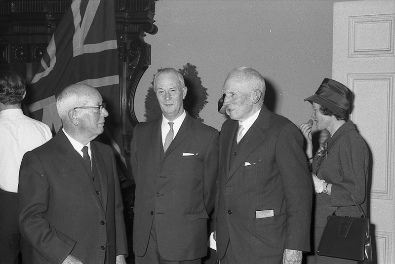 m. Presentation of Medals to Councillors, His Excellency Sir Bernard Fergusson. Council Chambers