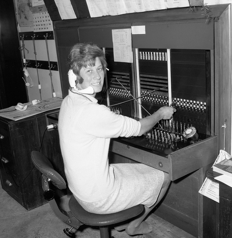 a. Mrs Sheila Freeman, Telephone Operator