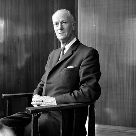 b. Portrait of Town Clerk MS Duckworth