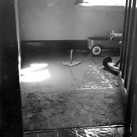 j. Damage to a residential property