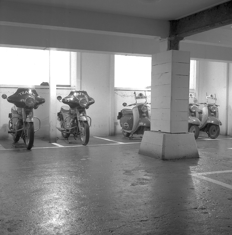 a. Motorcycles, Traffic house