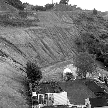 u. Storm damage, Ridgeway subdivision