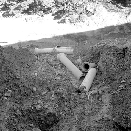 x. Storm damage, Ridgeway subdivision