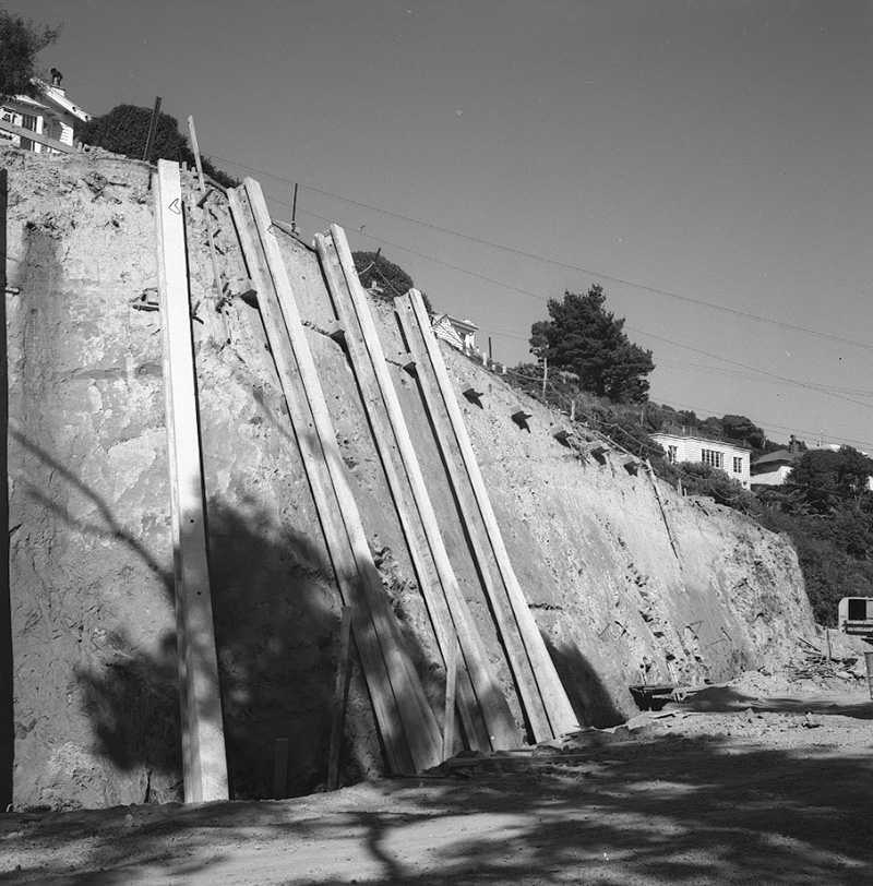a. Retaining Wall, Mairangi Road